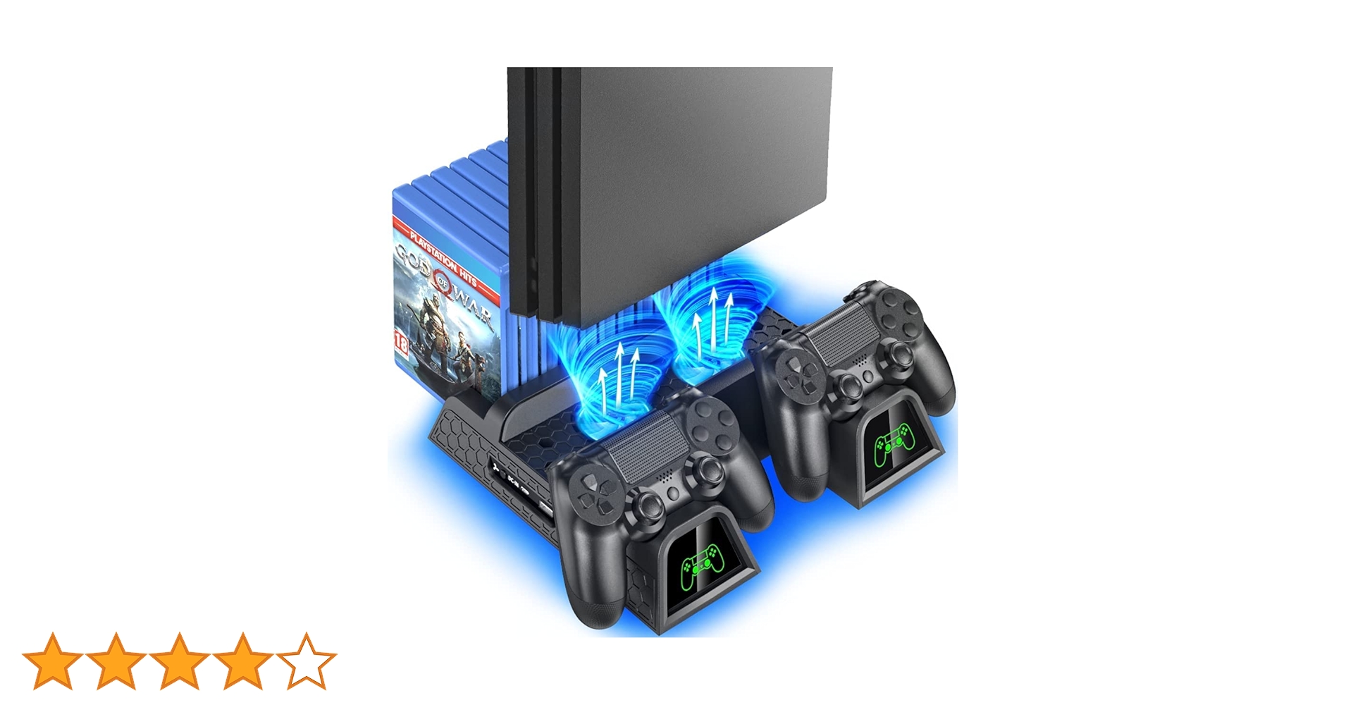 Amazon.co.jp: PS4スタンド PS4 PRO 縦置き 本体冷却 2台PS4